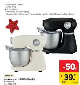 Carrefour Keukenrobot HSM1300BH-25 aanbieding