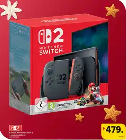 Carrefour Console Nintendo Switch 2 + Mario Kart World aanbieding