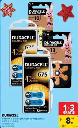 Carrefour Set van 6 batterijen voor hoorapparaat aanbieding