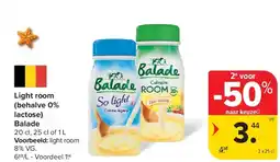 Carrefour Light room (behalve 0% lactose) Balade aanbieding