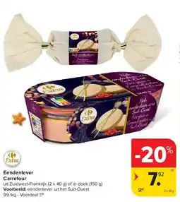 Carrefour Eendenlever Carrefour aanbieding