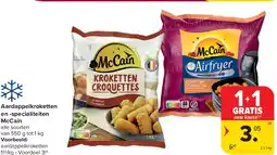 Carrefour Aardappelkroketten en -specialiteiten McCain aanbieding