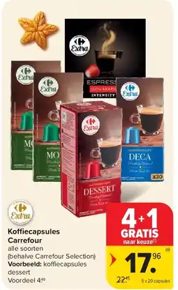 Carrefour Koffiecapsules Carrefour aanbieding