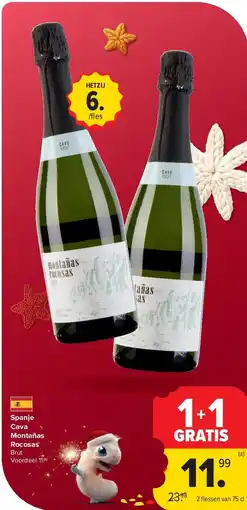 Carrefour Spanje Cava Montañas Rocosas aanbieding