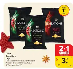 Carrefour Chips Sensations Lay’s aanbieding