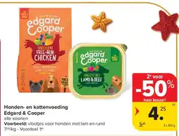 Carrefour Honden- en kattenvoeding Edgard & Cooper aanbieding