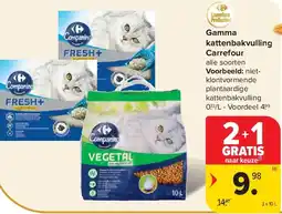 Carrefour Gamma kattenbakvulling Carrefour aanbieding