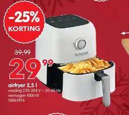 Yess airfryer 2,5 l aanbieding