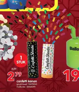Yess confetti kanon aanbieding