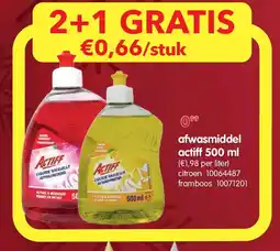 Yess afwasmiddel actiff 500 ml aanbieding