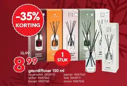 Yess geurdiffuser 150 ml aanbieding