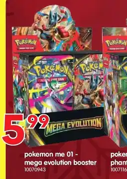 Yess pokemon me 01 - mega evolution booster 10070943 aanbieding