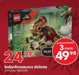 Yess babydinosaurus dolores 339 stuks aanbieding
