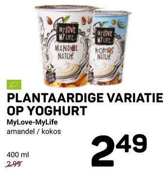 Ekoplaza Plantaardige Variatie Op Yoghurt aanbieding