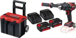 Coolblue Einhell TP-CD 18/120 Li-i BL Solo Batterie 4,0 Ah (2x) E-Case L Kit de Démarrage aanbieding