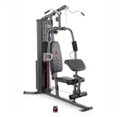 Decathlon Eclipse MWM7119 Compact Home Gym - Zwart en rood aanbieding