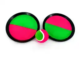 Decathlon Racketspel - Kras met bal - Set van 2 - Buitenspellen aanbieding