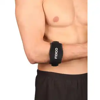 Decathlon Elleboogbeschermer Neopreen INDIGO Universele Maat Zwart aanbieding