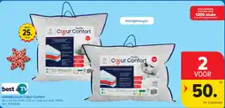 Carrefour Hoofdkussen Cœur Confort aanbieding