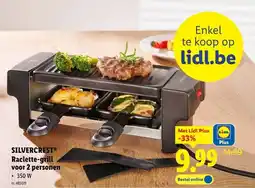 Lidl SILVERCREST Raclette-grill voor 2 personen aanbieding