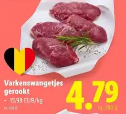 Lidl Varkenswangetjes gerookt aanbieding