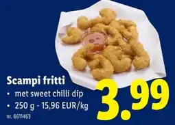 Lidl Scampi fritti aanbieding