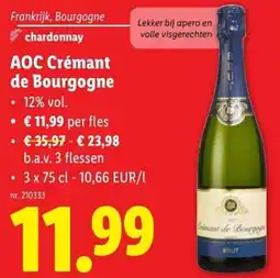 Lidl AOC Crémant de Bourgogne aanbieding