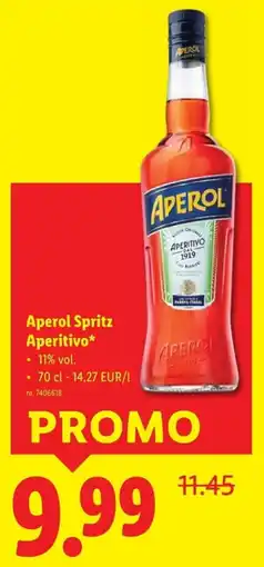Lidl Aperol Spritz Aperitivo aanbieding