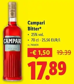Lidl Campari Bitter aanbieding
