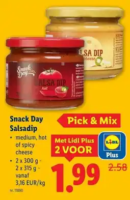 Lidl Snack Day Salsadip aanbieding