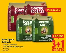 Lidl Douwe Egberts Koffiepads aanbieding