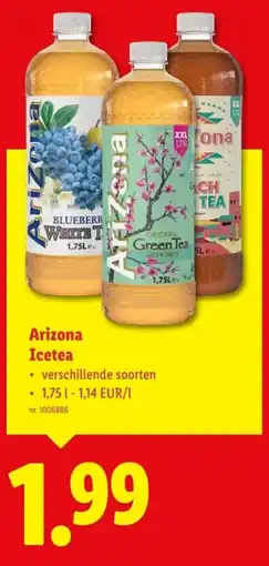 Lidl Arizona Icetea aanbieding