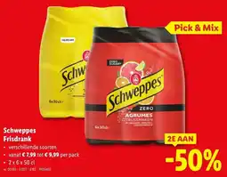 Lidl Schweppes Frisdrank aanbieding