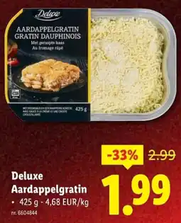 Lidl Deluxe Aardappelgratin aanbieding