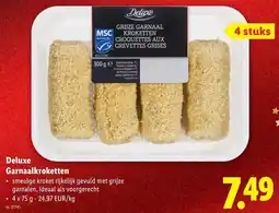 Lidl Deluxe Garnaalkroketten aanbieding