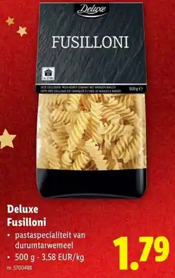 Lidl Deluxe Fusilloni aanbieding