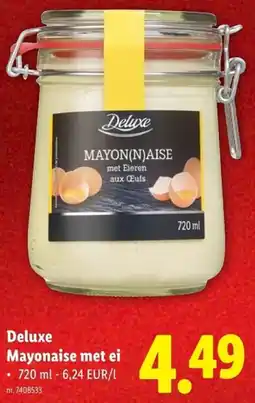Lidl Deluxe Mayonaise met ei aanbieding