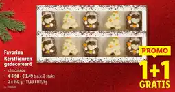 Lidl Favorina Kerstfiguren gedecoreerd aanbieding