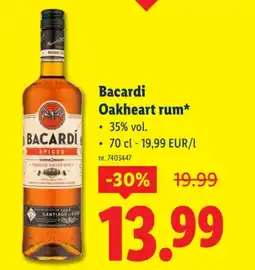 Lidl Oakheart rum aanbieding