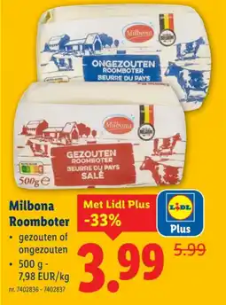 Lidl Roomboter aanbieding