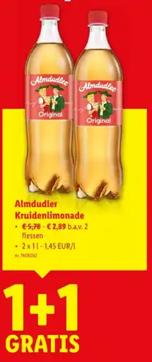 Lidl Kruidenlimonade aanbieding