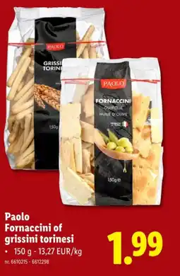 Lidl Fornaccini of grissini torinesi aanbieding