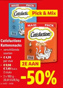 Lidl Kattensnacks aanbieding