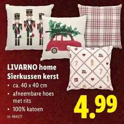 Lidl Livarno home sierkussen kerst aanbieding