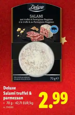 Lidl Salami truffel & parmezaan aanbieding