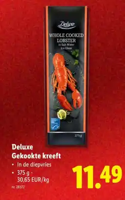 Lidl Gekookte kreeft aanbieding