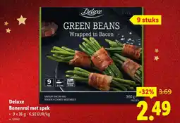 Lidl Bonenrol met spek aanbieding