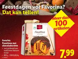 Lidl Panettone met chocoladecrème aanbieding