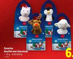 Lidl Knuffel met chocolade aanbieding