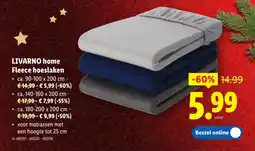 Lidl Fleece hoeslaken aanbieding